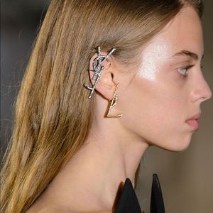 YSL crystal ear cuff